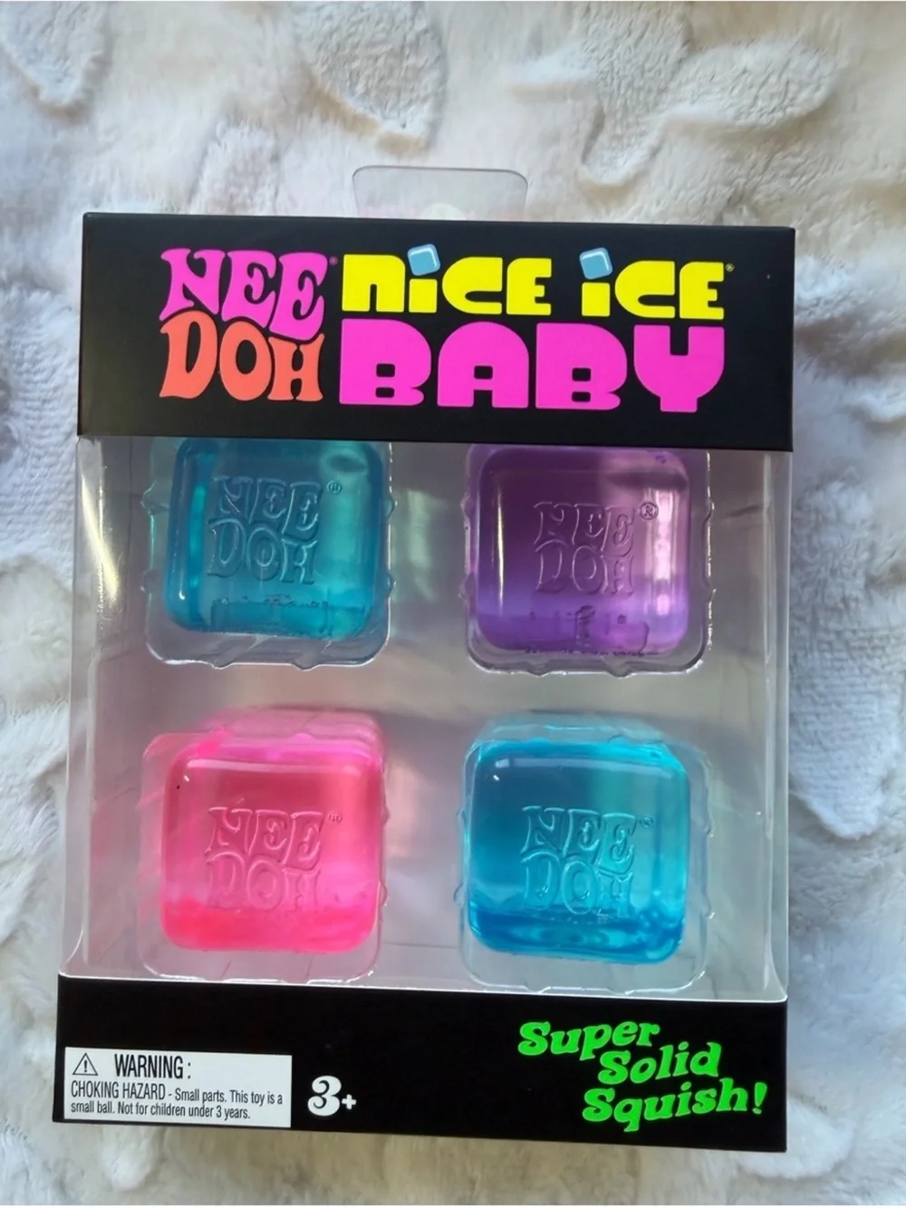 🩷💜💙 NIB NEEDOH by Schylling – Nice Ice Baby | 4-Piece Set ❄️✨OUT OF STOCK